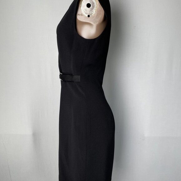 The Row Women’s Crepe Wrap Mini Dress Black Size S - Picture 7 of 9